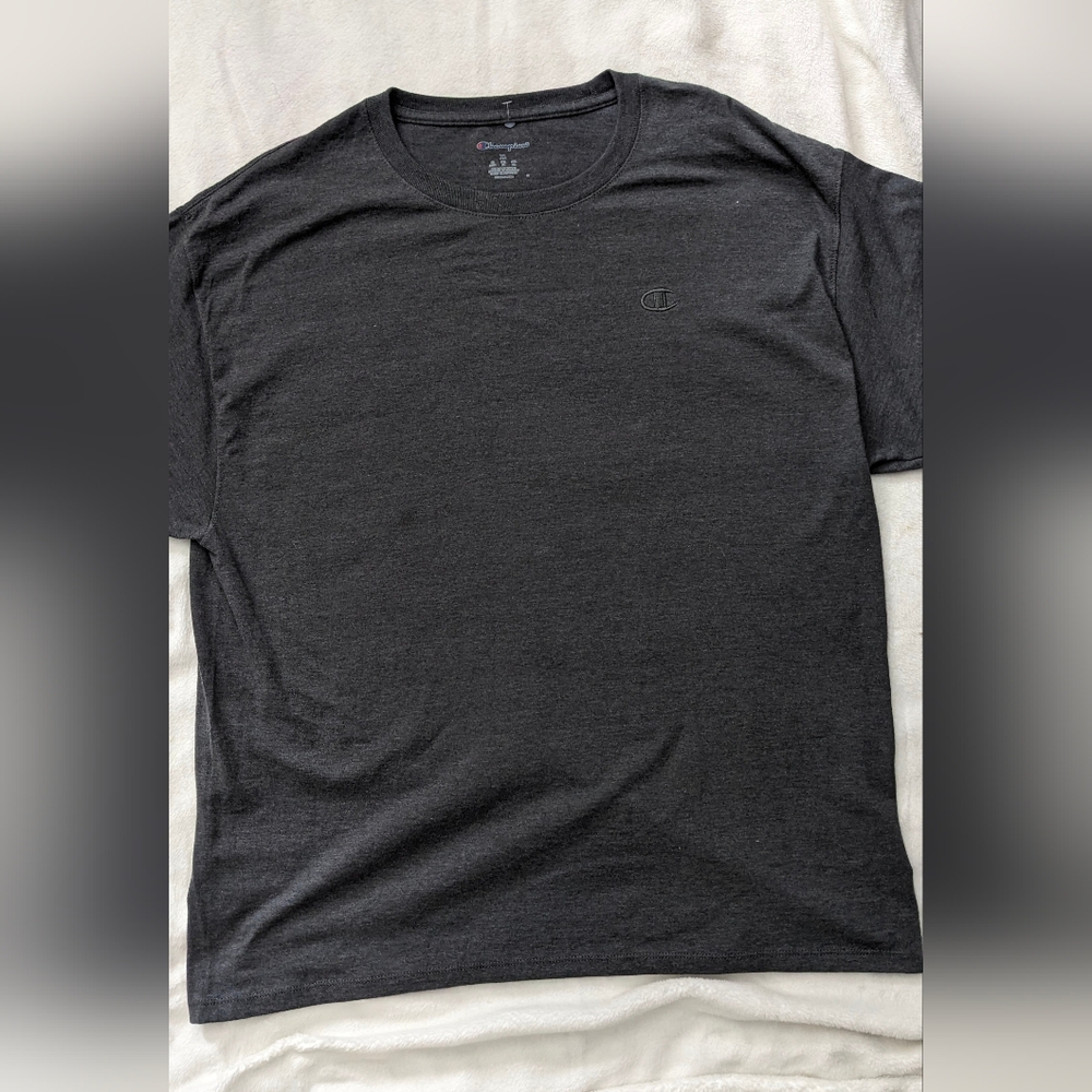 Champion Men's Classic T-shirt, Everyday Tee for Men, Granite Heather XL
